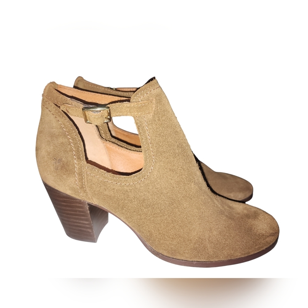 NWOT Frye Meghan Shootie Suede Bootie Chestnut, Women's 9​